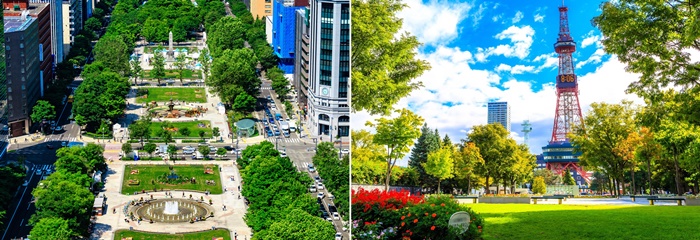 오도리 공원 (Odori Park) · 여행사 제공 참고 사진