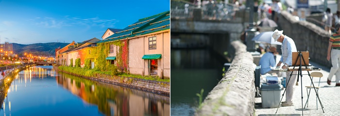 오타루 운하 (Otaru Canal) · 여행사 제공 참고 사진